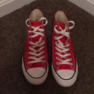 Red converse all stars
